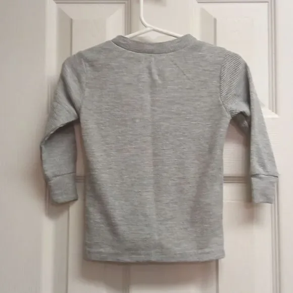 DISNEY JUNIOR BOYS MICKEY MOUSE 12M Thermal, Gray - Picture 4 of 7